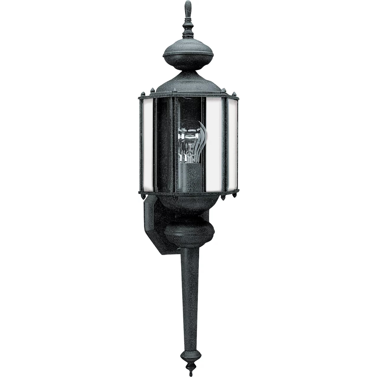 Classico 1 Light 25.5 inch Black Outdoor Wall Lantern, Large